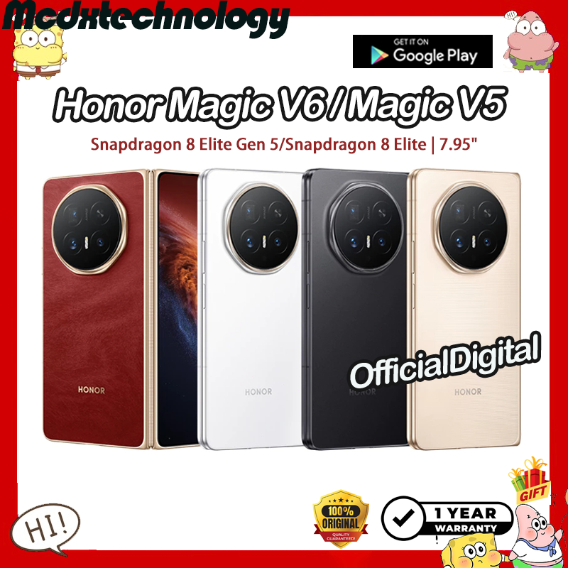 Honor Magic V6 Snapdragon 8 Elite Gen 5 Honor Magic V5 Snapdragon 8 Elite 7.95" | สนับสนุนไทยและ Google Honor Phone | Shopee Thailand