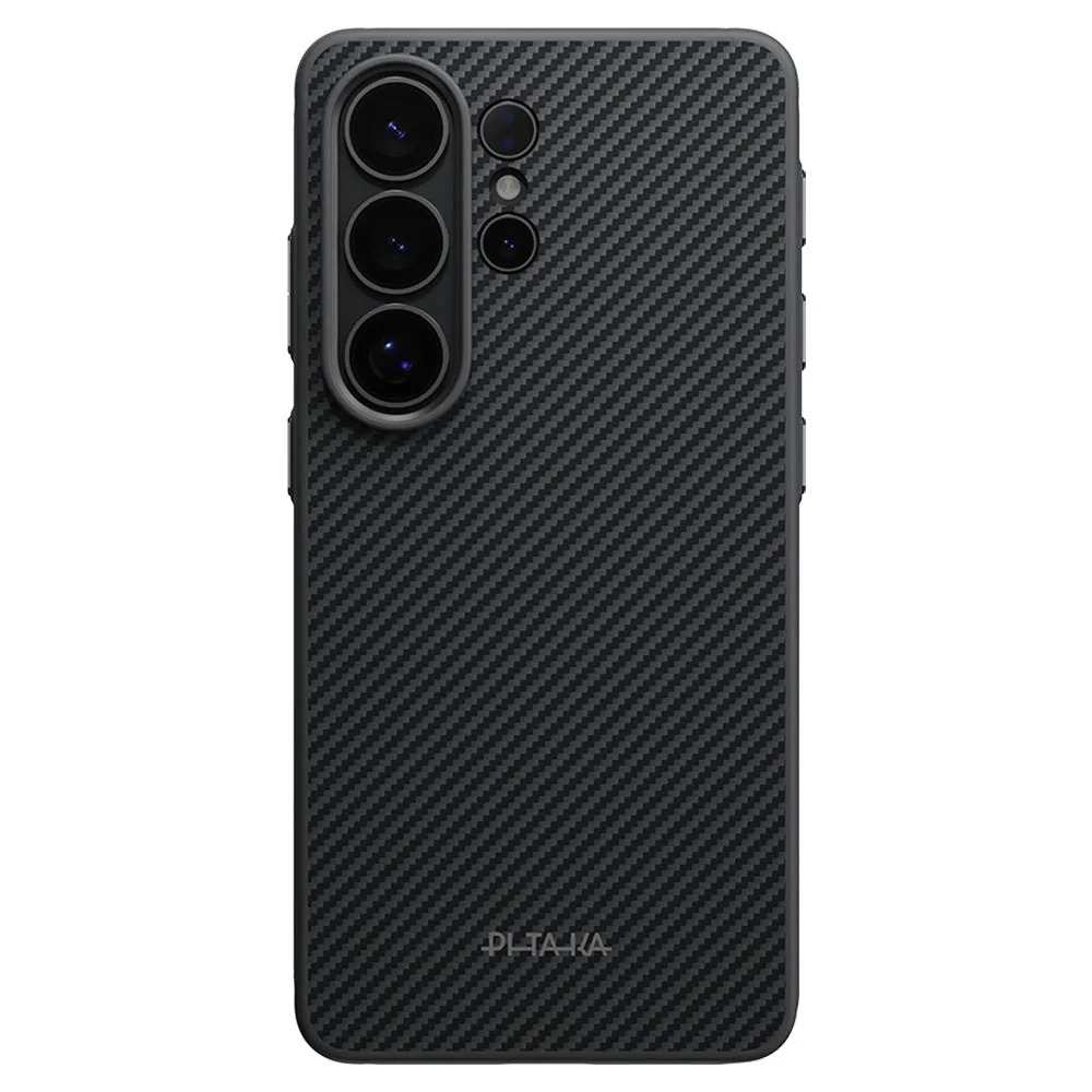 Pitaka Cairn Case เคสเส้นใยอะรามิดระดับพรีเมียม สำหรับ Galaxy S26 Ultra - สี Black Grey Twill | Shopee Thailand