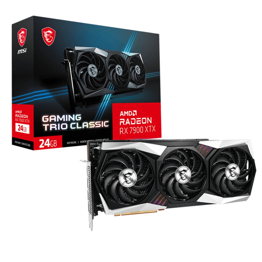 VGA MSI Radeon RX 7900 XTX GAMING TRIO CLASSIC 24G ประกัน 3ปี ศูนย์ไทย | Shopee Thailand