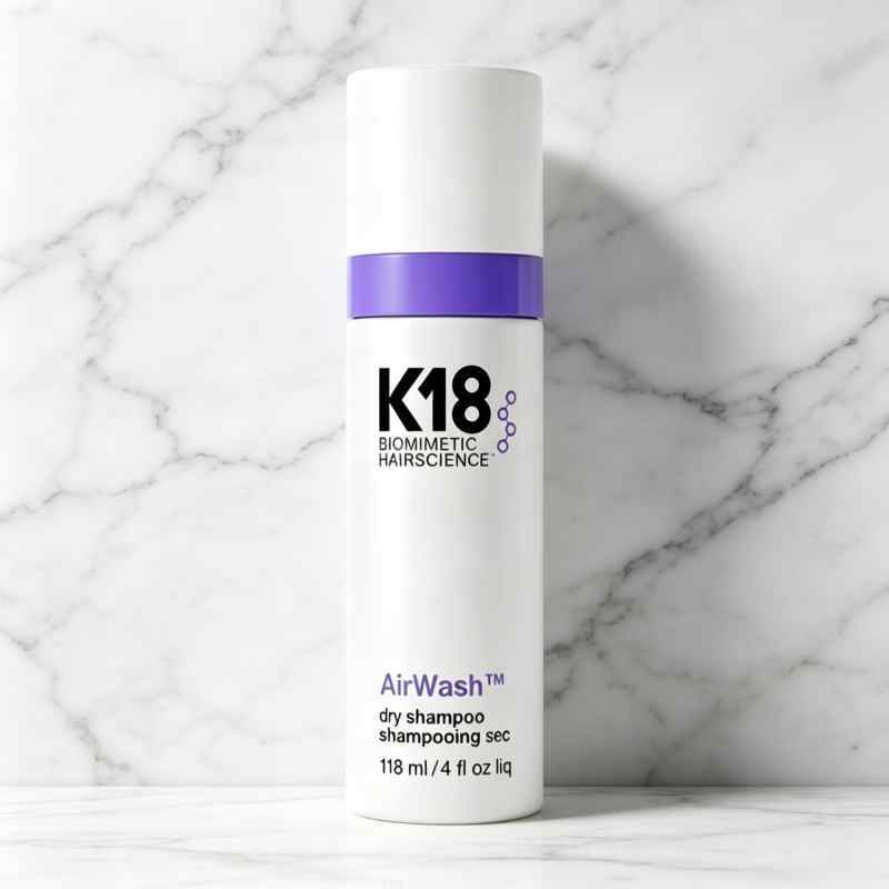 K18 AirWash Dry Shampoo 118ml สำหรับคนหนังศีรษะมัน ใช้ระหว่างวัน ลดความมันส่วนเกิน ปรับสมดุล กลิ่นหอม