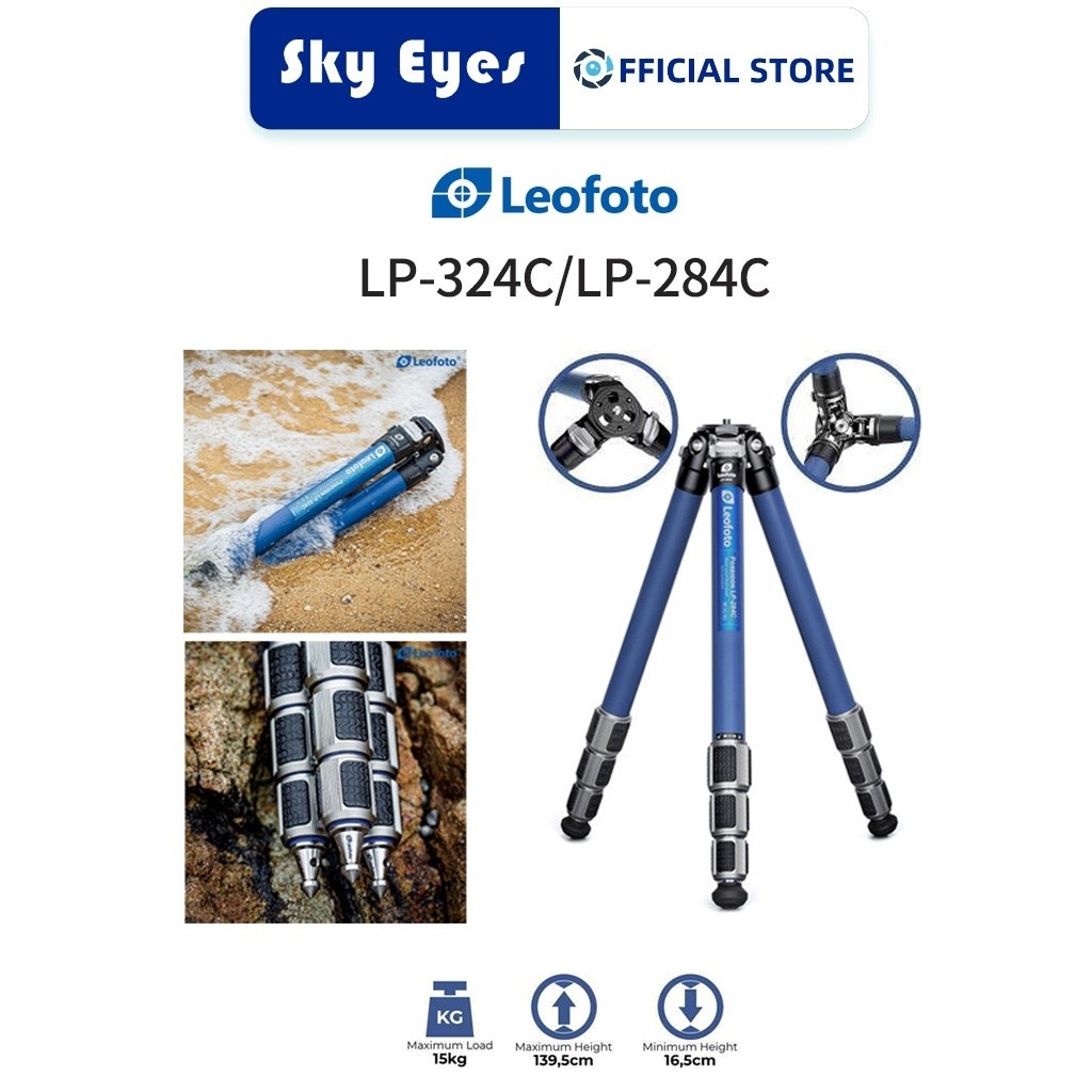 Leofoto LP-324C/284C Blue Poseidon Sea Carbon ขาตั้งกล้อง (LA-284C/LA-324C Full Red Carbon ขาตั้งกล้อง) | Shopee Thailand