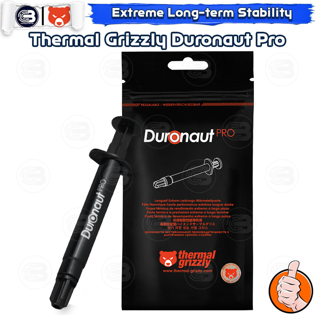 [CoolBlasterThai] THERMAL GRIZZLY DURONAUT PRO 2g.Thermal compound (ซิลิโคนนำความร้อน)