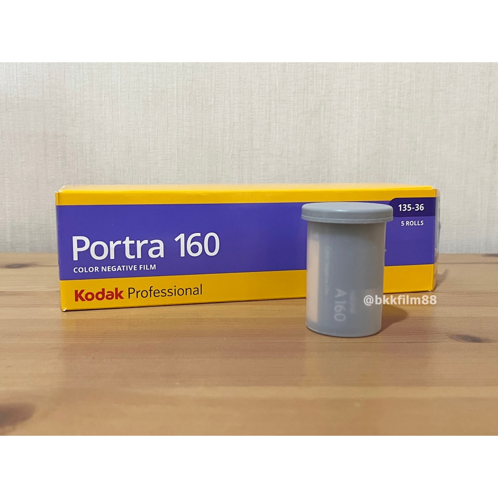ฟิล์มสี 1ม้วน Kodak Portra 160 Professional 35mm 36exp 135-36 Color Film ฟิล์มถ่ายรูป ฟิล์ม 135 Ektacolor Pro 160