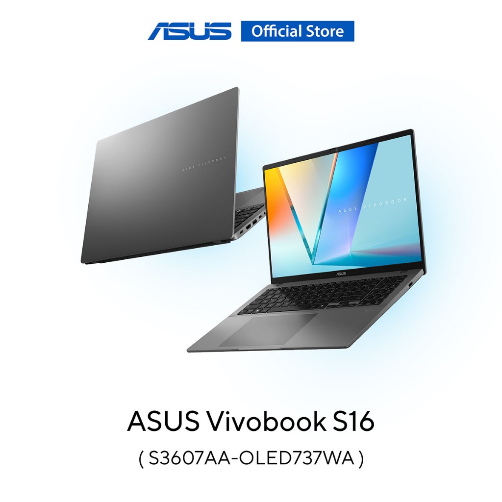 ASUS Vivobook S16 (S3607AA-OLED737WA) 16" WUXGA (1920x1200) OLED 16:10, U7-355, 16GB, 512GB SSD, W11