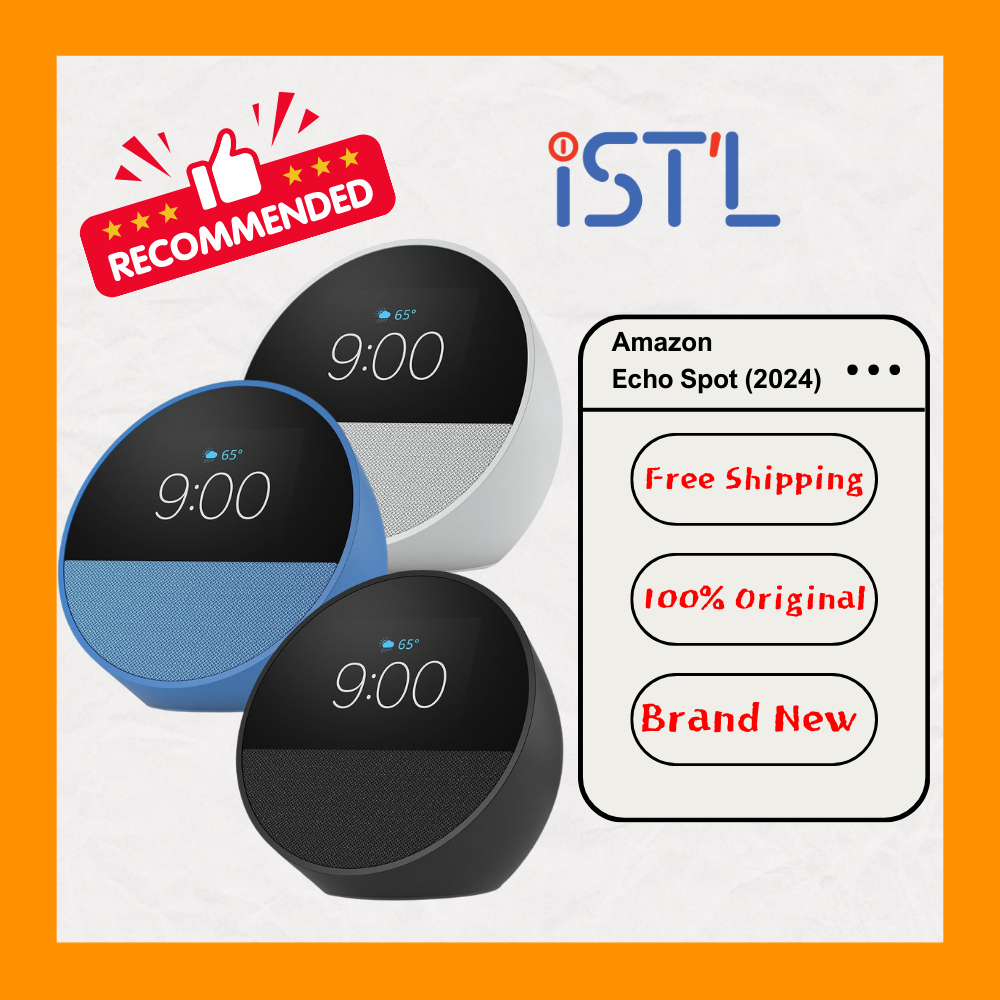 [Shopee Shipment 4-7 days] Amazon Echo Spot (2024) Smart Alarm Clock