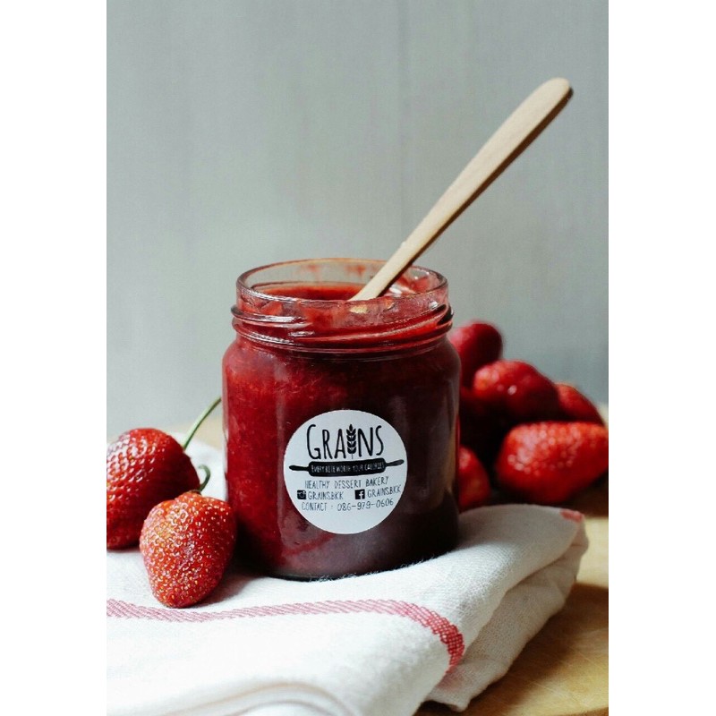 strawberry jam แยมสตรอเบอร์รี่ | Shopee Thailand