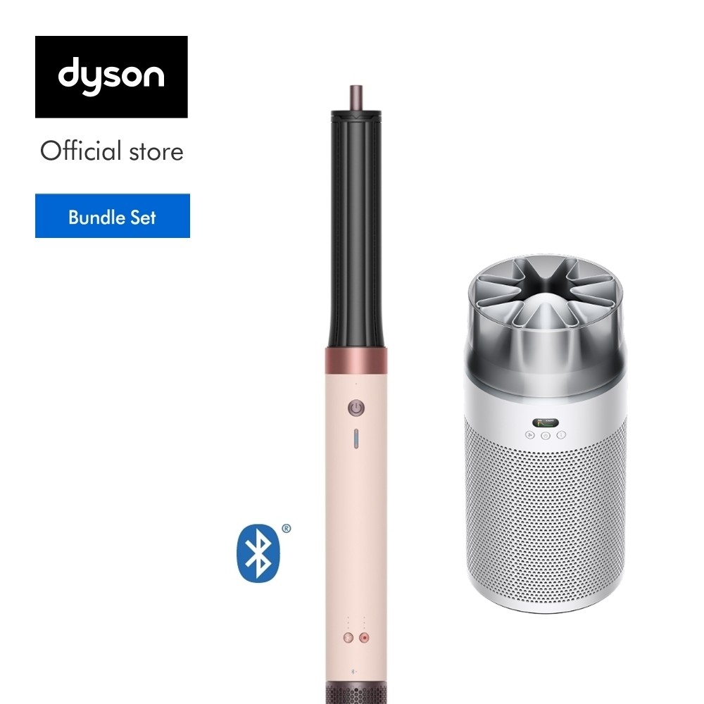 [Bundle set] Dyson Airwrap Co-anda2x (Ceramic Pink/Rose Gold) & Dyson Hushjet Purifier (White) ชุดเซต ไดสัน