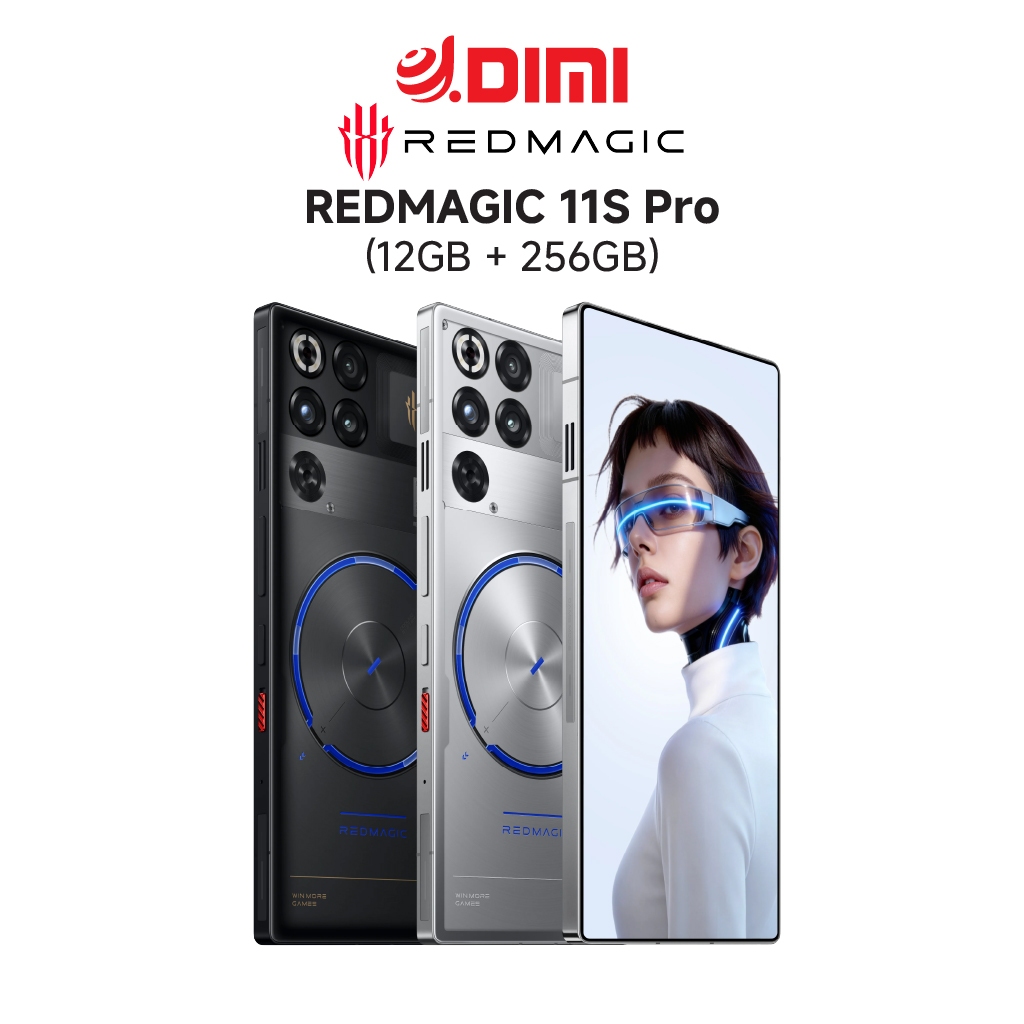REDMAGIC 11S Pro [12+256GB] สมาร์ทโฟนสำหรับเกมมิ่ง | Gen 5 | จอ 6.85 | Touch 3000Hz |144Hz | รับประกัน 1 ปี - DIMI | Shopee Thailand