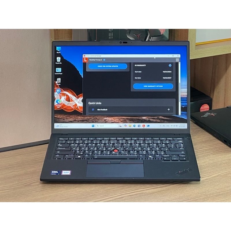 Lenovo ThinkPad T14 Gen 5 Ultra 7-155U SSD512GB RAM16GB Win 11 Pro คีย์ไฟ เครื่องมืองสอง ประกันศูนย์ยาวๆ พร้อมอุบัติเหตุ | Shopee Thailand