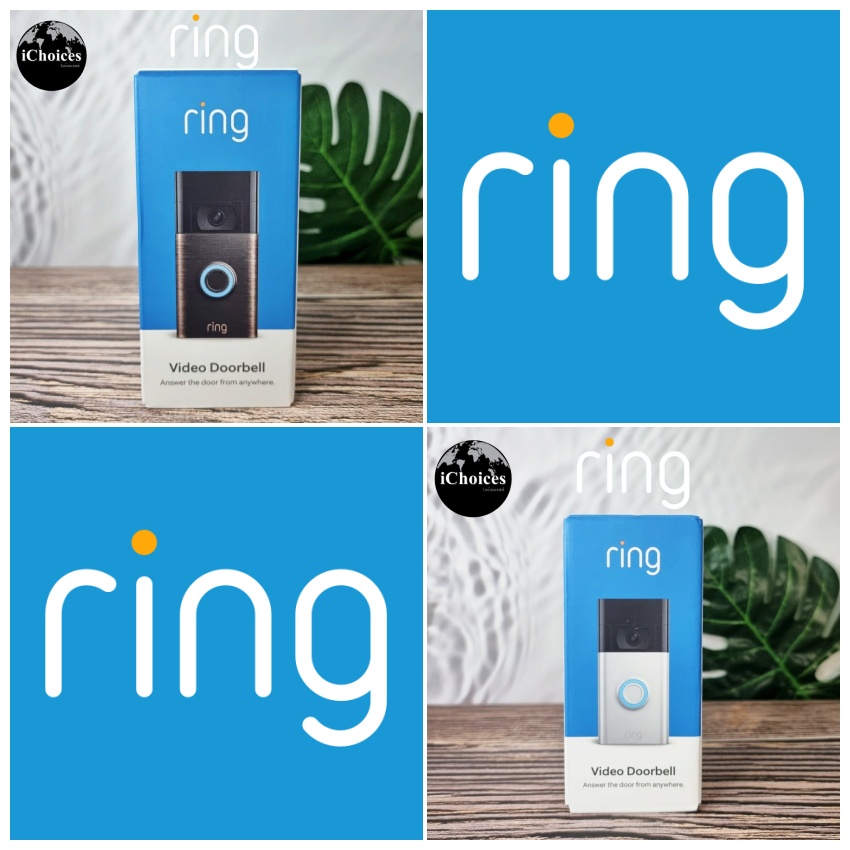 กริ่งประตู พร้อมกล้องวิดีโอ สําหรับติดประตูบ้าน Ring® Video Doorbell | Shopee Thailand