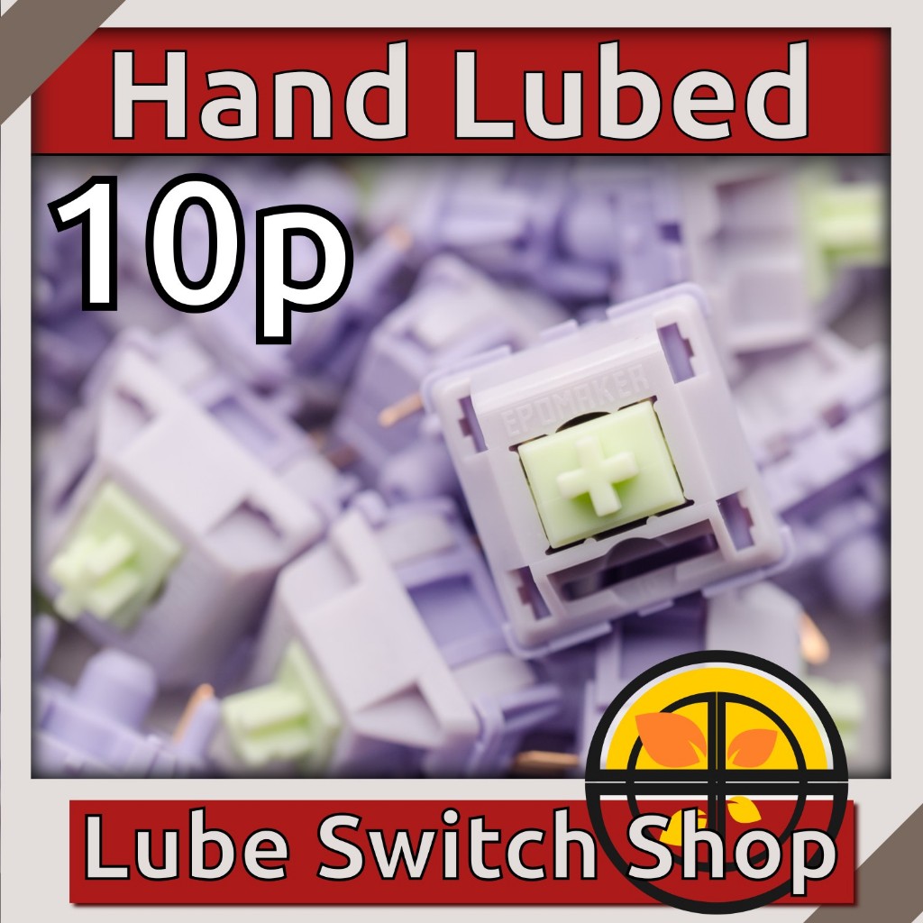 ลูปมือ 10ตัว EPOMAKER Wisteria Lubed Linear Switch | Shopee Thailand