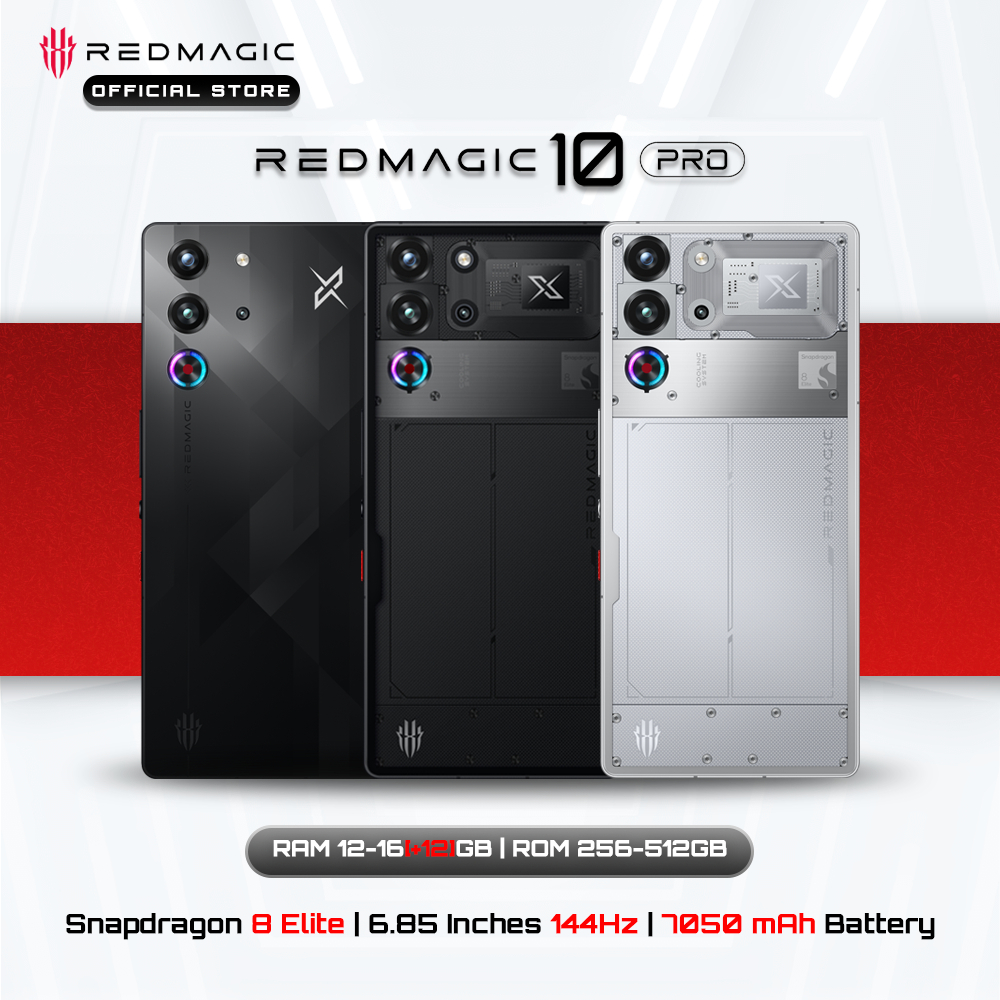 REDMAGIC 10 Pro (12+256GB/16+512GB) - เรดเมจิก Snapdragon 8 Elite รับประกันศูนย์ไทย12เดือน | Shopee Thailand