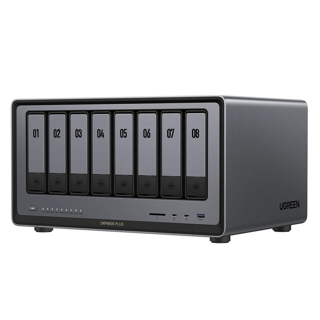 UGREEN NASync DXP8800 Plus (8-Bay Dual 10GbE NAS) ประกันไทย 3 ปี (ไม่รวม HDD) | Shopee Thailand