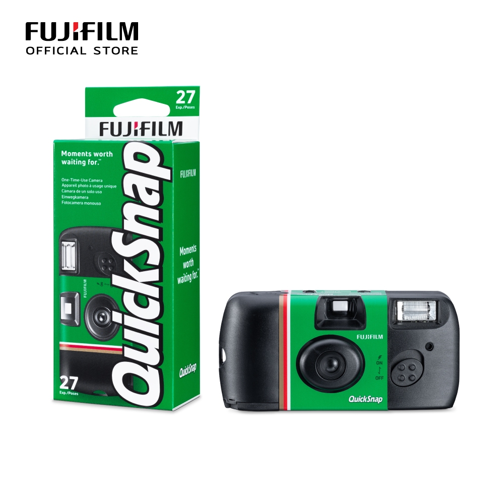 Fujifilm QuickSnap Flash 400 กล้องฟิล์มใช้แล้วทิ้ง มีแฟลชในตัว 27 รูป | Shopee Thailand