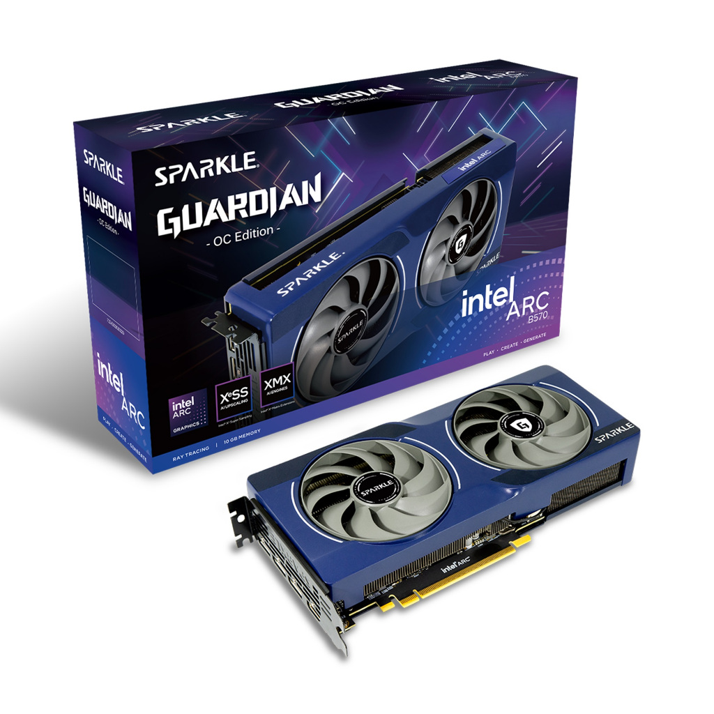 SPARKLE Intel Arc B570 GUARDIAN OC 10GB Graphics Card การ์ดจอ