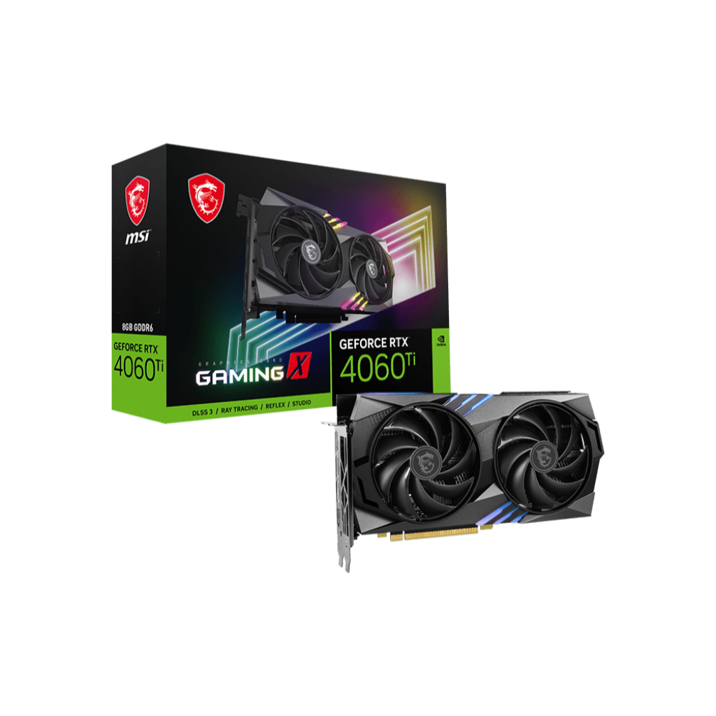 MSI VGA GEFORCE RTX 4060 Ti GAMING X 8G การ์ดจอ VGA (MSIVGA4060Ti GAM X 8G) | Shopee Thailand