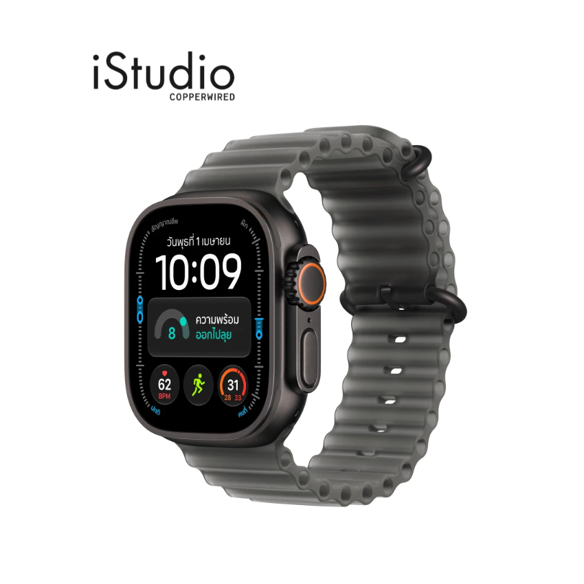 Apple Watch Ultra 4 GPS + Cellular - Titanium Case 49mm - Ocean Band | Shopee Thailand