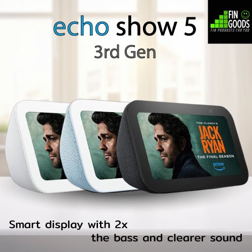 Amazon Echo Show 5 Gen3 ลำโพงอัจฉริยะ Alexa พร้อมหน้าจอสัมผัส