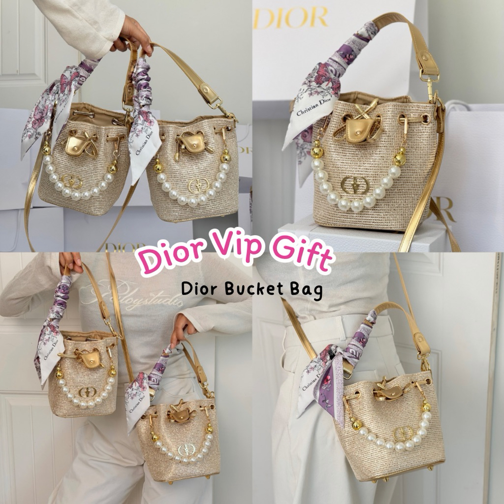 MT-553/9 กระเป๋าถัง di bucket bag ของแท้ สมนาคุณแท้