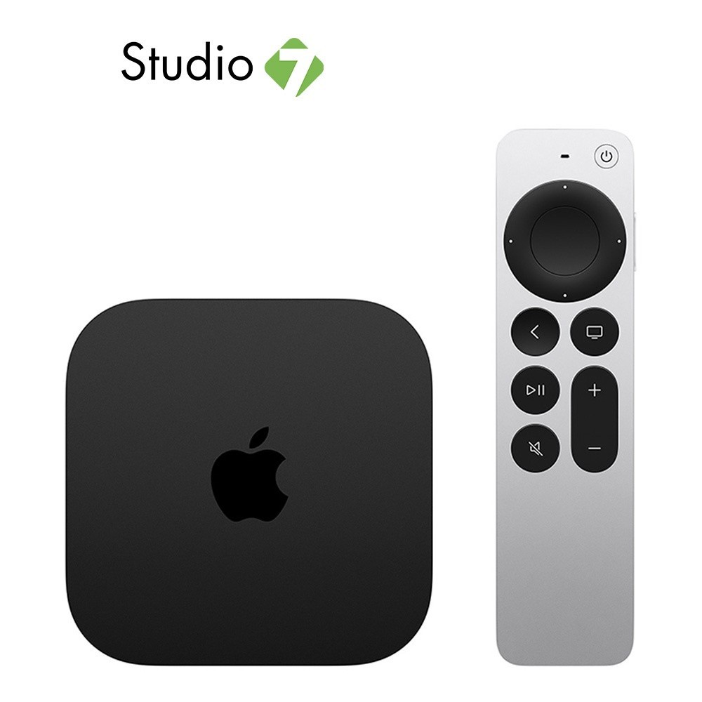Apple TV 4K Wi-Fi + Ethernet with 128GB of storage กล่องแอปเปิ้ลทีวี by Studio7