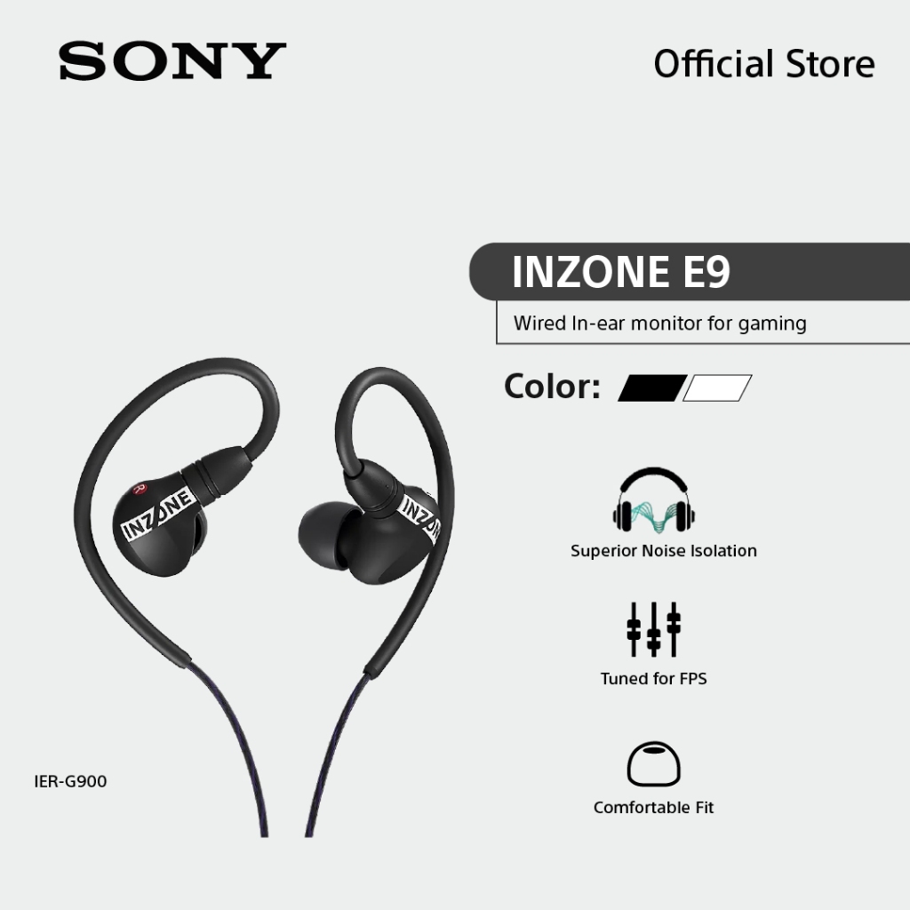 Sony หูฟัง Gaming In-Ear INZONE E9 รุ่น IER-G900 Gaming Headset