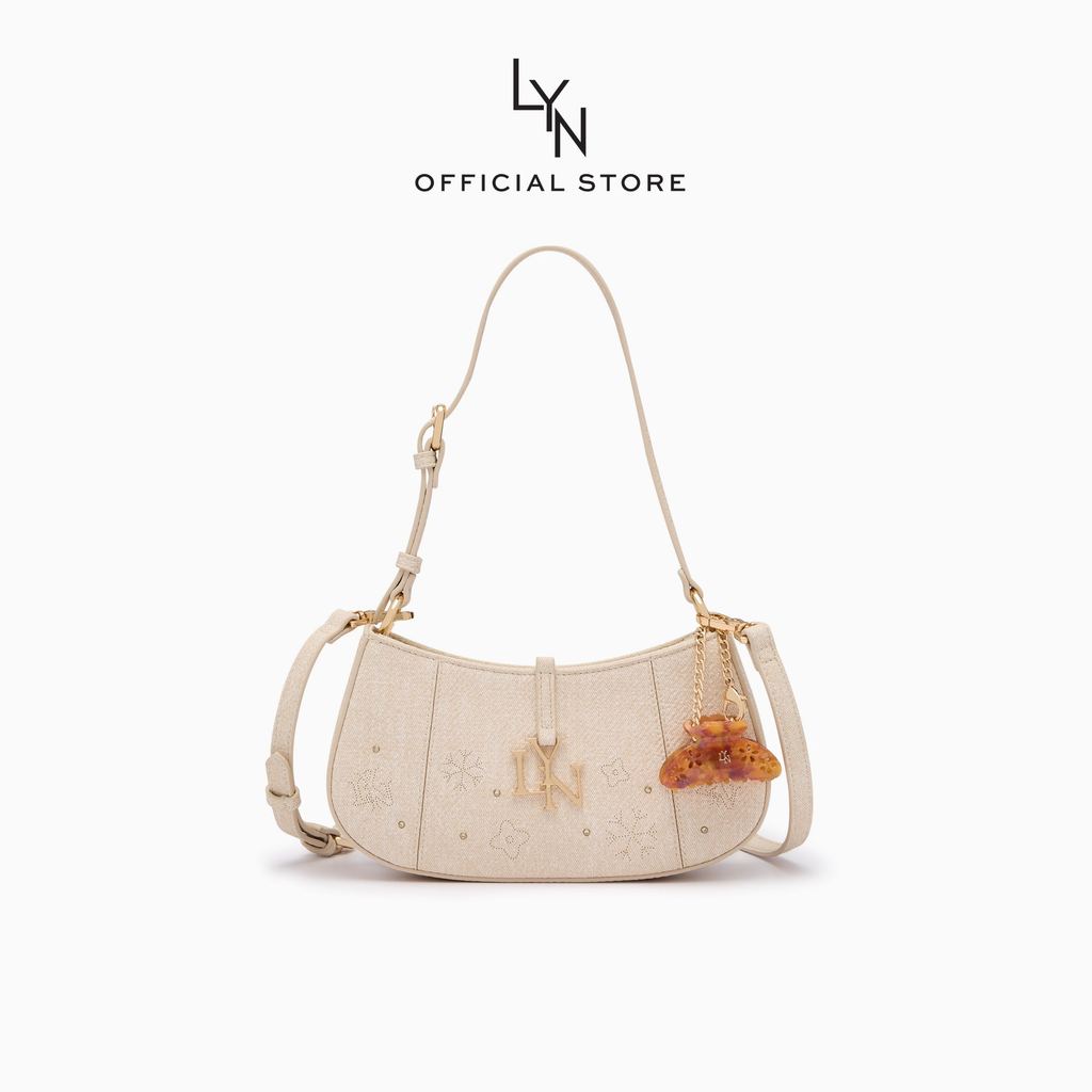 LYN - Winter Brighton Shoulder Bag Beige กระเป๋าสะพายไหล่ (L26WBWA082)
