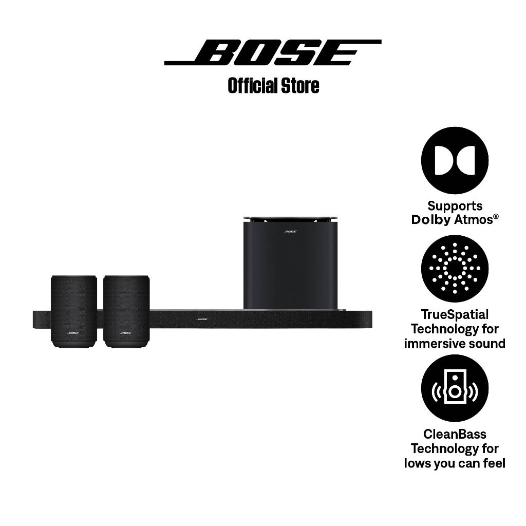 Bose Lifestyle Ultra Soundbar + Lifestyle Ultra Subwoofer + 2 Lifestyle Ultra Speaker(Full Set) | Shopee Thailand