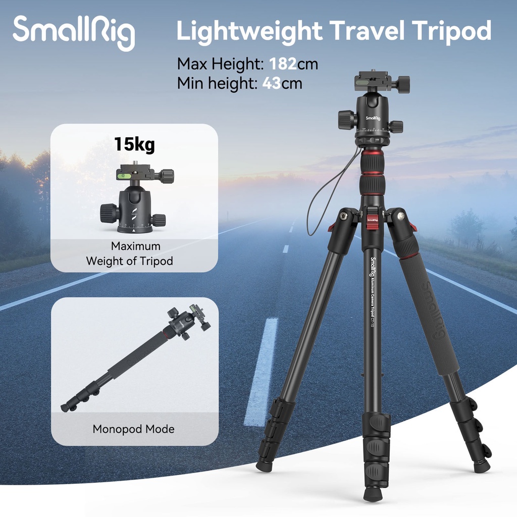 Smallrig CT-10 ขาตั ้ งกล ้ องอลูมิเนียม 3935