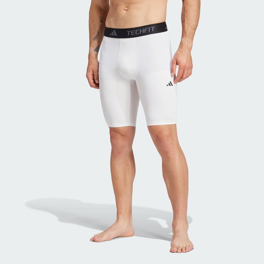 adidas Gym & Training TECHFIT Compression Training Short Tights Men White IW5838