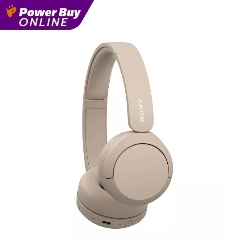 SONY หูฟังไร้สาย บลูทูธ (สี Cream) รุ่น WH-CH520/CZ E
