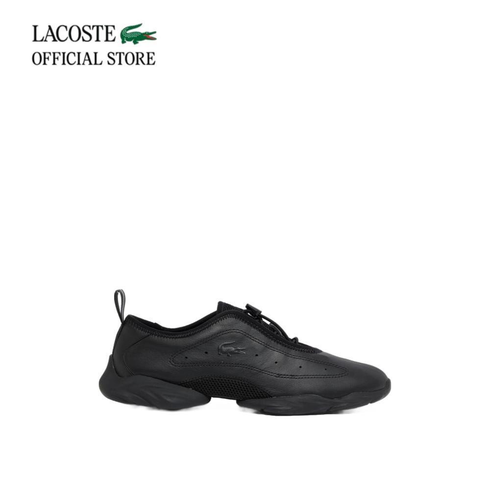 LACOSTE รองเท้าผ้าใบผู้หญิง TENNIS BALLERINA LEATHER SNEAKERS รุ่น 52SFA0034 - BLACK | Shopee Thailand