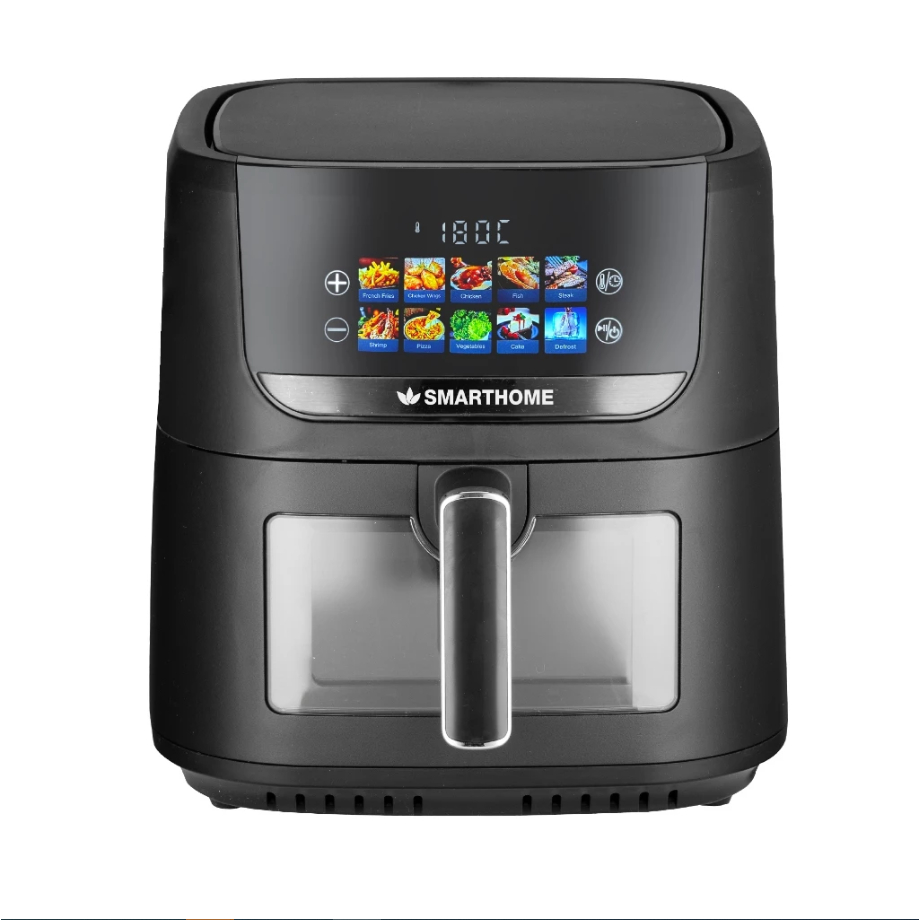 SMARTHOME หม้อทอดไร้น้ำมันขนาด 8 ลิตร รุ่น MV-1600 | Shopee Thailand