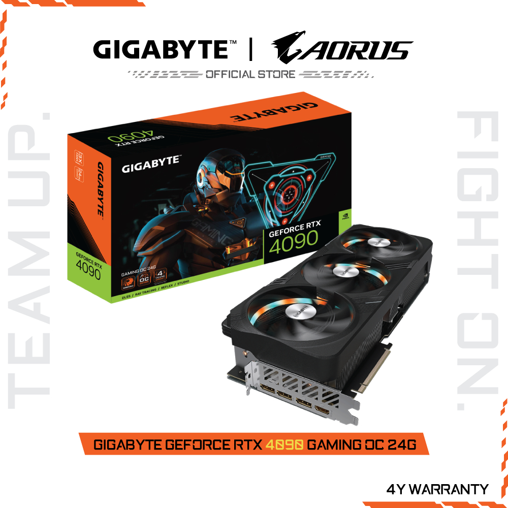 GIGABYTE GeForce RTX 4090 GAMING OC 24G (VGA Card) GV-N4090GAMING OC-24GD | Shopee Thailand