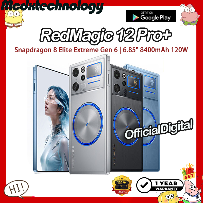 China ROM RedMagic 12 Pro+ RedMagic 12 Pro Plus Snapdragon 8 Elite Extreme Gen 6 6.85" 8400mAh 120W RedMagic Gaming Phon | Shopee Thailand