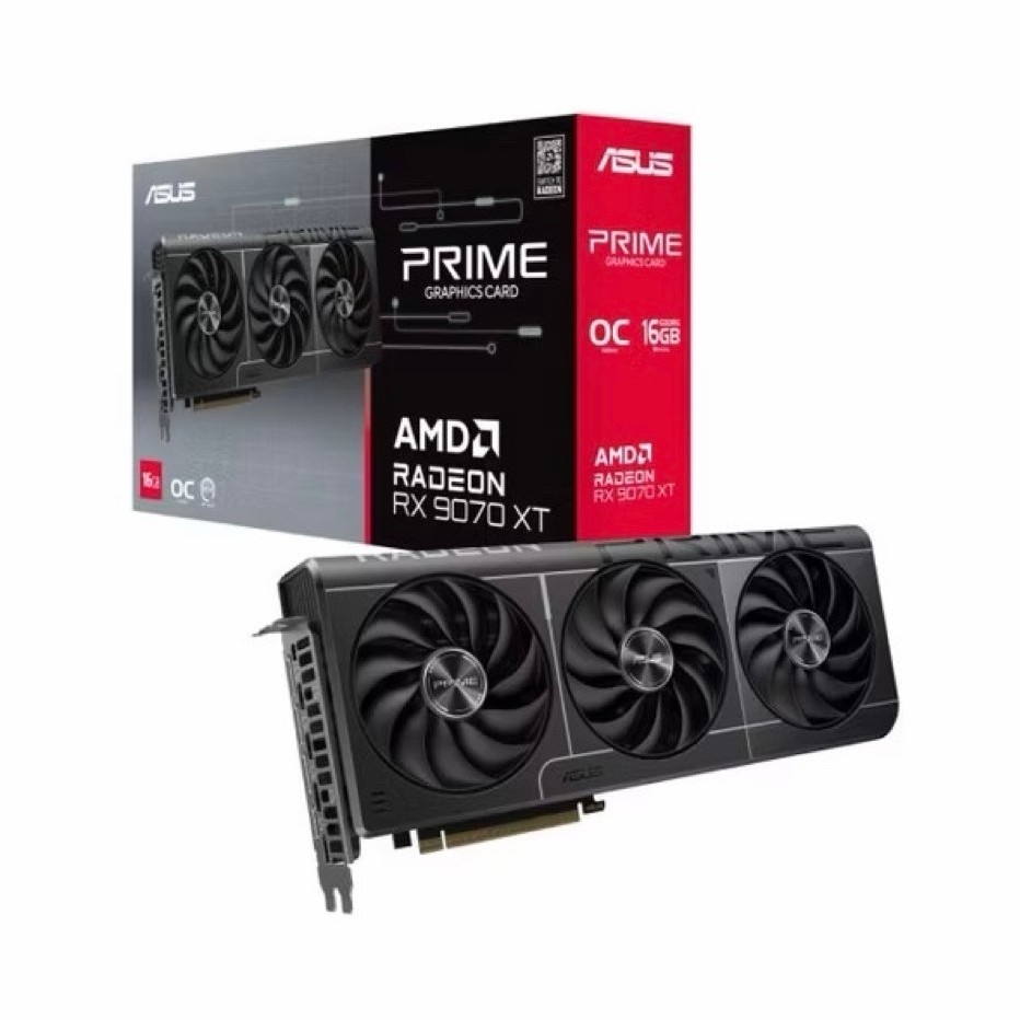 ASUS RADEON RX 9070 XT PRIME O16G  สินค้ามือ1 ประกันศูนย์ไทย 3 ปี