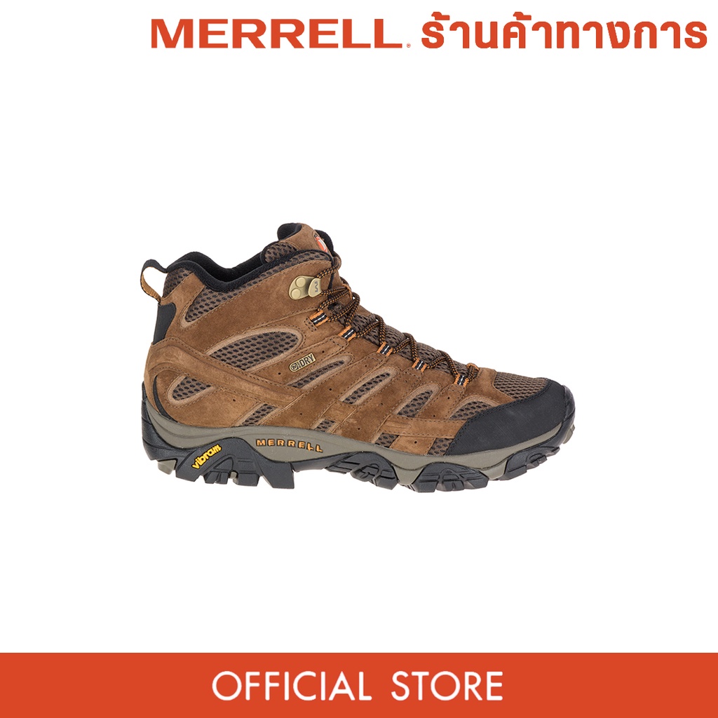 MERRELL Moab 2 Mid Waterproof รองเท้าเดินป่าสำหรับผู้ชาย | Shopee Thailand