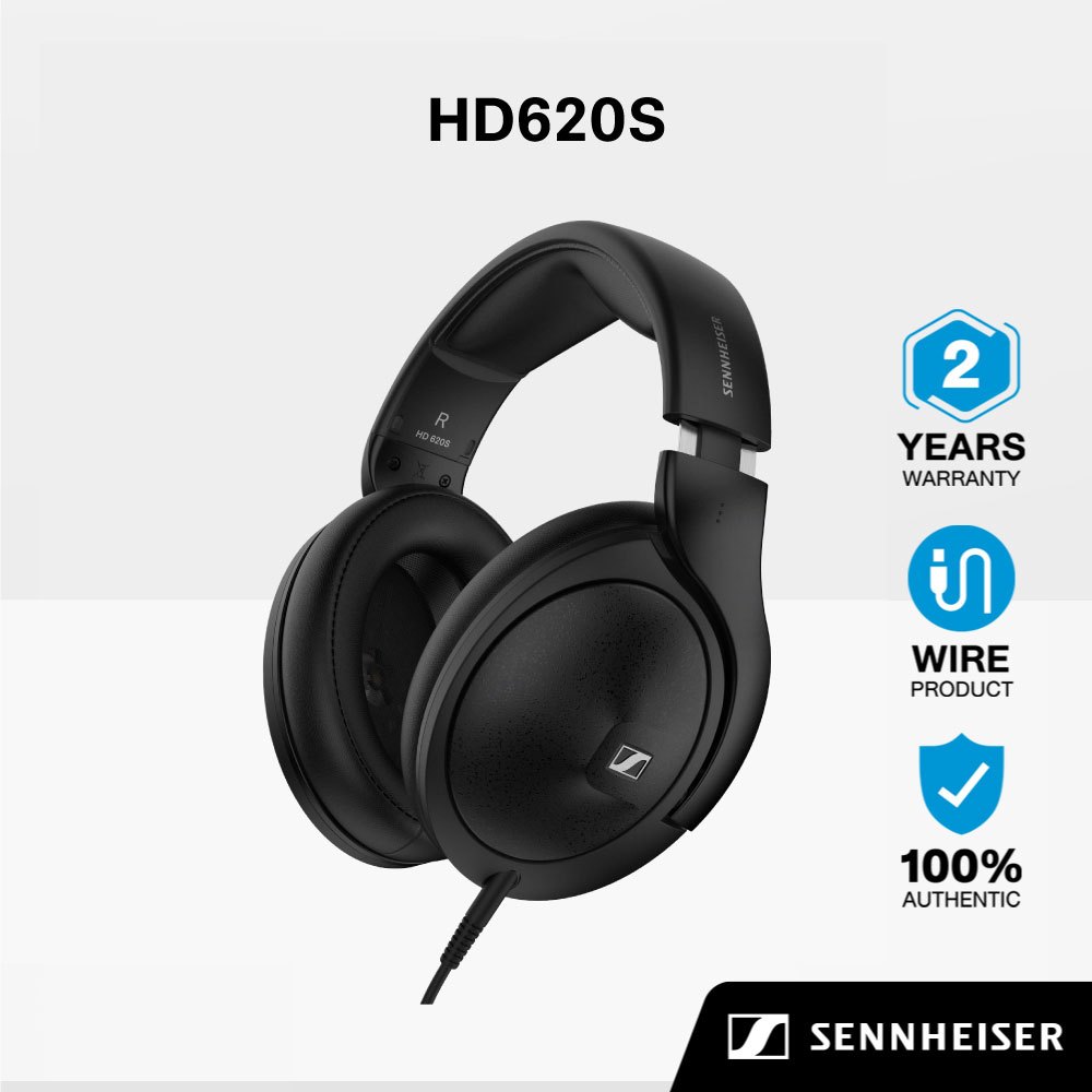 Sennheiser HD 620S หูฟังครอบหูแบบมีสาย คุณภาพเสียงสูง ไดรเวอร์แบบเปิด ให้เวทีเสียงกว้าง สวมใส่สบาย | Shopee Thailand