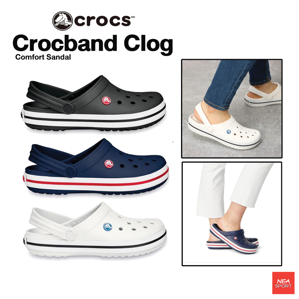 [ลด30% เก็บโค้ด 2509FASHDD] CROCS Crocband Clog - Comfort Sandal ใส่สบาย รองเท้าแตะ คร็อคส์ แท้ รุ่นฮิต ได้ทั้งชายหญิง