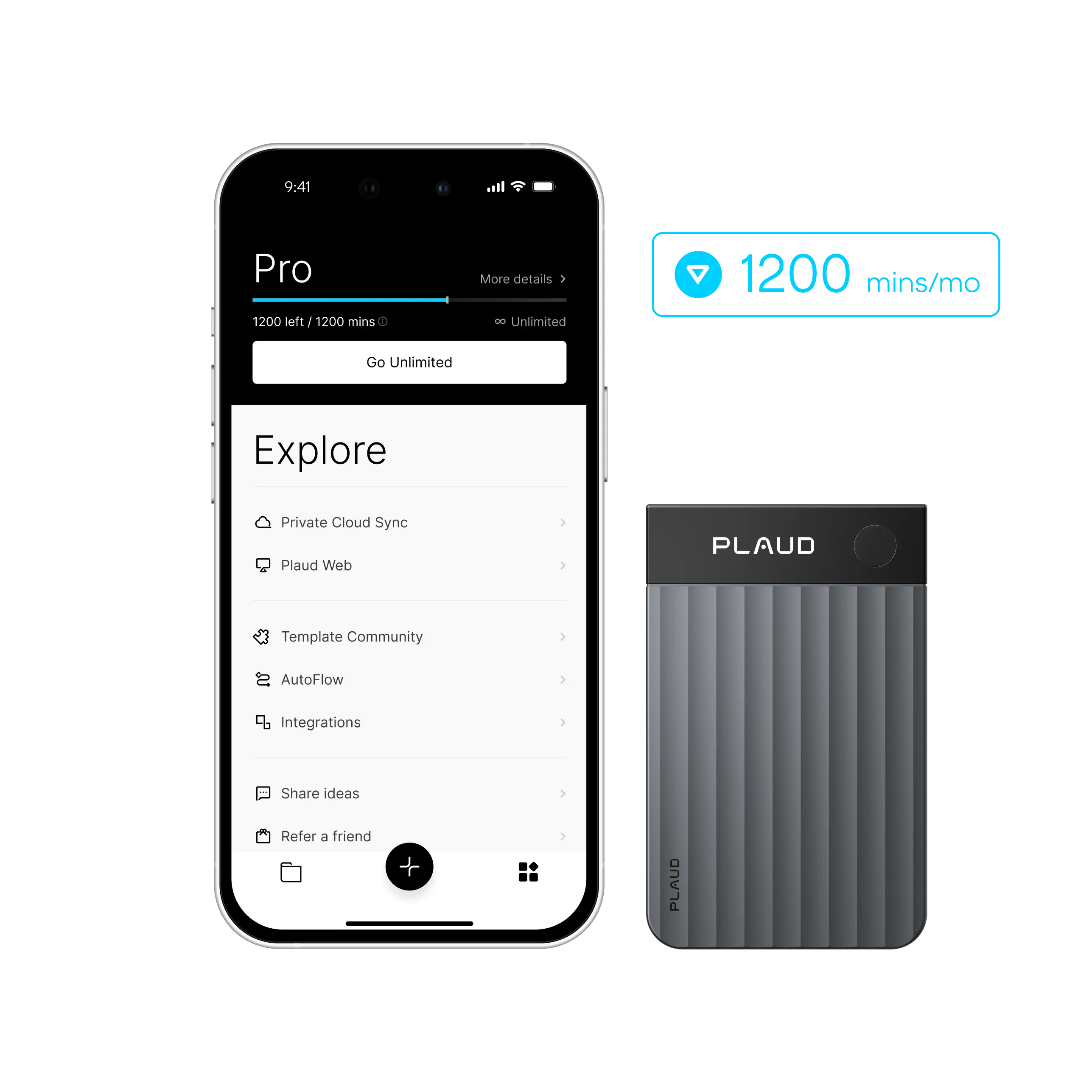 Plaud Note Pro พร้อมแพ็กเกจ AI Annual Pro Plan